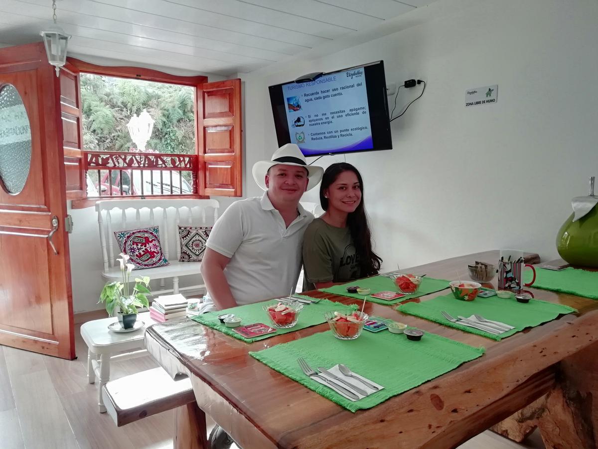 Elizabetha Hostal Salento Bagian luar foto